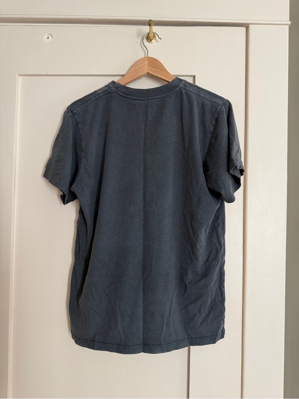 Anine Bing Charcoal Vintage Eagle Logo Tee - Picture 3 of 3